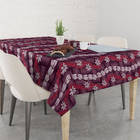 Pikake Maile Tiare Lei Tablecloth Akala Lauhala Pattern LT01 - Polynesian Pride