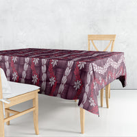 Pikake Maile Tiare Lei Tablecloth Akala Lauhala Pattern LT01 - Polynesian Pride