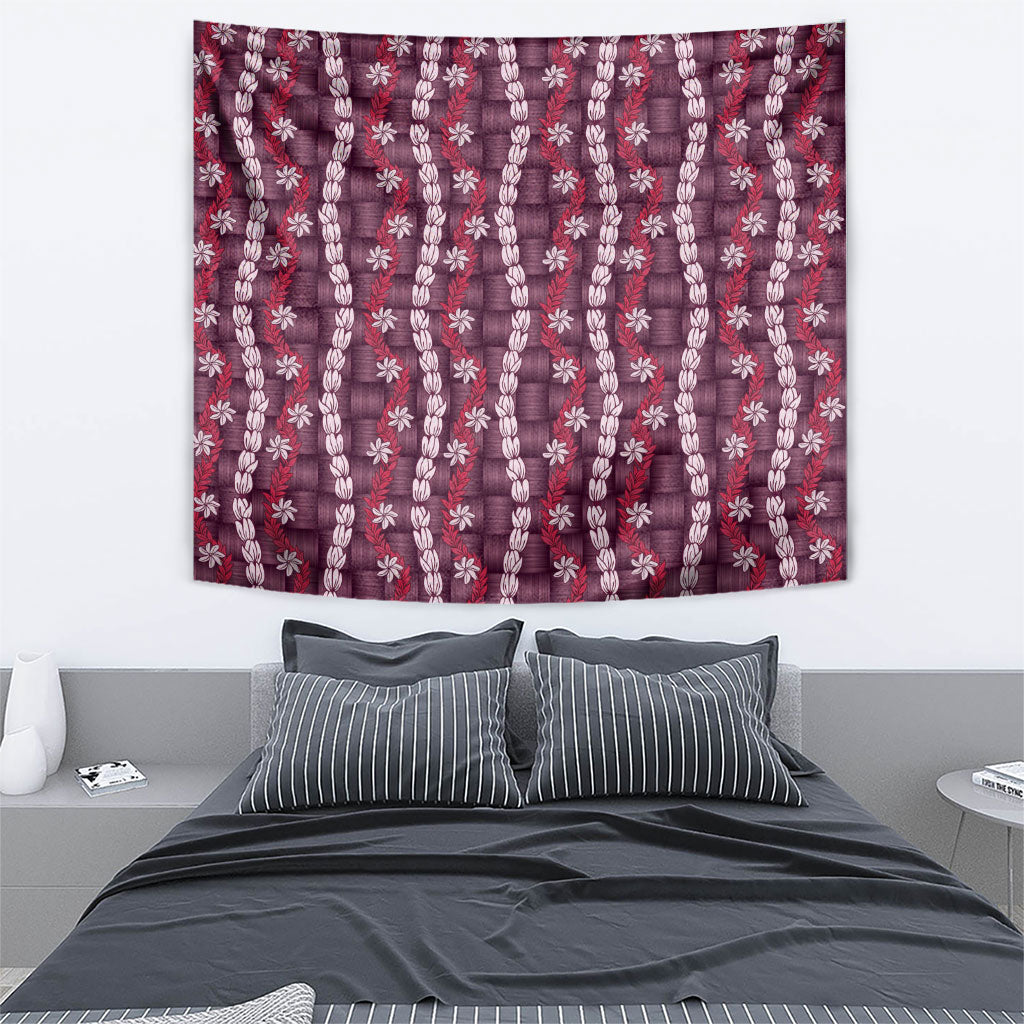 Pikake Maile Tiare Lei Tapestry Akala Lauhala Pattern LT01 - Polynesian Pride