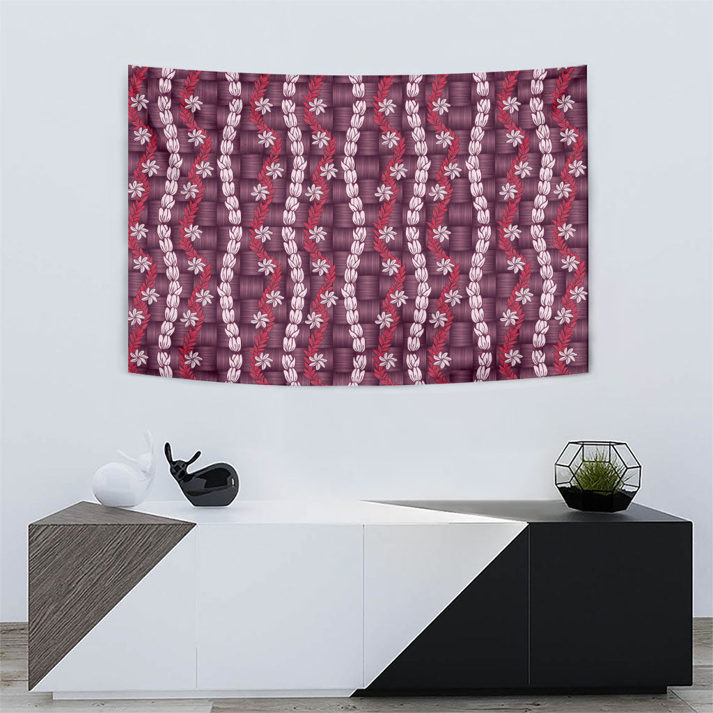 Pikake Maile Tiare Lei Tapestry Akala Lauhala Pattern LT01 - Polynesian Pride