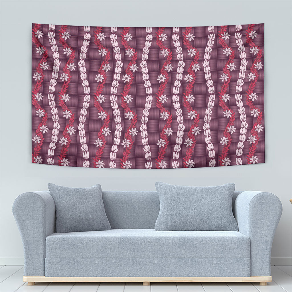 Pikake Maile Tiare Lei Tapestry Akala Lauhala Pattern LT01 - Polynesian Pride