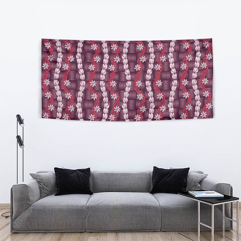 Pikake Maile Tiare Lei Tapestry Akala Lauhala Pattern LT01 - Polynesian Pride