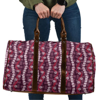 Pikake Maile Tiare Lei Travel Bag Akala Lauhala Pattern LT01 Pink - Polynesian Pride