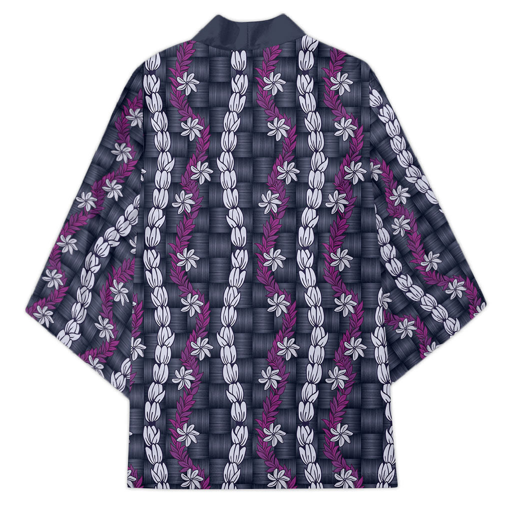 Pikake Maile Tiare Lei Kimono Poni Lauhala Pattern LT01 - Polynesian Pride