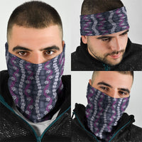 Pikake Maile Tiare Lei Neck Gaiter Poni Lauhala Pattern LT01 - Polynesian Pride