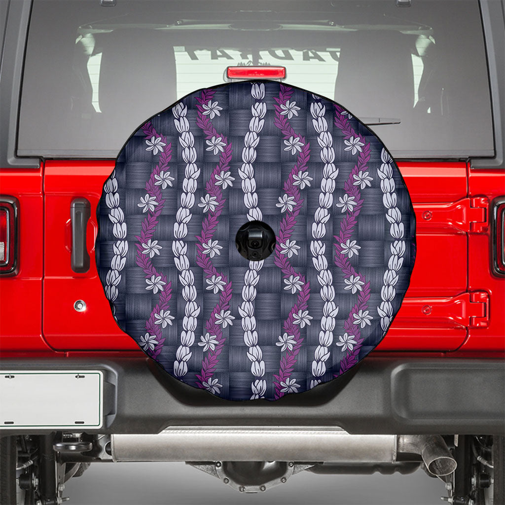 Pikake Maile Tiare Lei Spare Tire Cover Poni Lauhala Pattern LT01 - Polynesian Pride