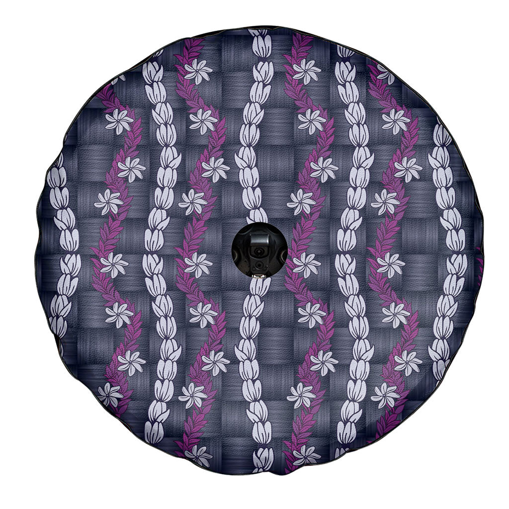 Pikake Maile Tiare Lei Spare Tire Cover Poni Lauhala Pattern LT01 - Polynesian Pride