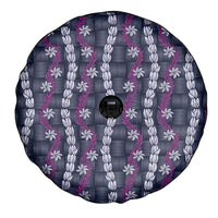 Pikake Maile Tiare Lei Spare Tire Cover Poni Lauhala Pattern LT01 - Polynesian Pride