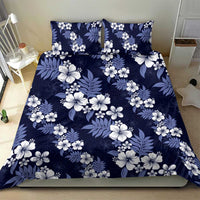 Hawaiian Hibiscus Tribal Floral Blue Bedding Set Polynesian Tapa Pattern LT01 - Polynesian Pride