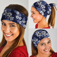 Hawaiian Hibiscus Tribal Floral Blue Neck Gaiter Polynesian Tapa Pattern LT01 - Polynesian Pride