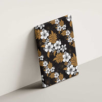 Hawaiian Hibiscus Tribal Floral Brown Canvas Wall Art Polynesian Tapa Pattern LT01 - Polynesian Pride