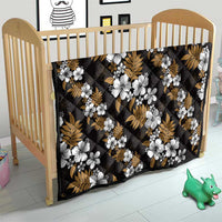 Hawaiian Hibiscus Tribal Floral Brown Quilt Polynesian Tapa Pattern LT01 - Polynesian Pride