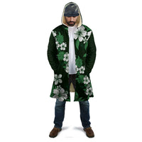 Hawaiian Hibiscus Tribal Floral Green Cloak Polynesian Tapa Pattern LT01 - Polynesian Pride