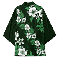 Hawaiian Hibiscus Tribal Floral Green Kimono Polynesian Tapa Pattern LT01 - Polynesian Pride