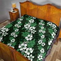 Hawaiian Hibiscus Tribal Floral Green Quilt Polynesian Tapa Pattern LT01 - Polynesian Pride