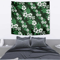 Hawaiian Hibiscus Tribal Floral Green Tapestry Polynesian Tapa Pattern LT01 - Polynesian Pride