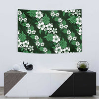 Hawaiian Hibiscus Tribal Floral Green Tapestry Polynesian Tapa Pattern LT01 - Polynesian Pride
