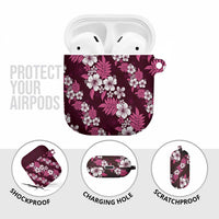 Hawaiian Hibiscus Tribal Floral Pink AirPods Case Polynesian Tapa Pattern LT01 - Polynesian Pride