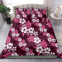 Hawaiian Hibiscus Tribal Floral Pink Bedding Set Polynesian Tapa Pattern LT01 - Polynesian Pride