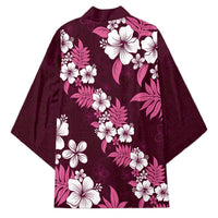 Hawaiian Hibiscus Tribal Floral Pink Kimono Polynesian Tapa Pattern LT01 - Polynesian Pride