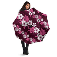 Hawaiian Hibiscus Tribal Floral Pink Umbrella Polynesian Tapa Pattern LT01 - Polynesian Pride