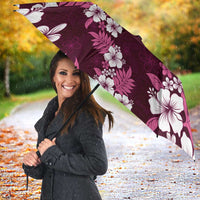 Hawaiian Hibiscus Tribal Floral Pink Umbrella Polynesian Tapa Pattern LT01 - Polynesian Pride