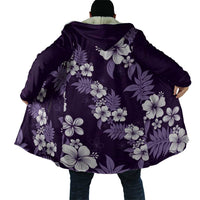 Hawaiian Hibiscus Tribal Floral Purple Cloak Polynesian Tapa Pattern LT01 - Polynesian Pride