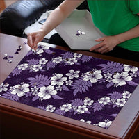 Hawaiian Hibiscus Tribal Floral Purple Puzzle Polynesian Tapa Pattern LT01 - Polynesian Pride