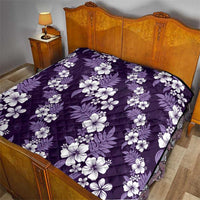 Hawaiian Hibiscus Tribal Floral Purple Quilt Polynesian Tapa Pattern LT01 - Polynesian Pride