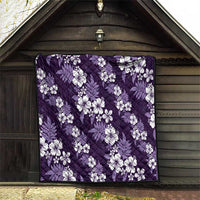 Hawaiian Hibiscus Tribal Floral Purple Quilt Polynesian Tapa Pattern LT01 - Polynesian Pride