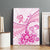 Personalised New Zealand Pink Fern Breast Cancer Canvas Wall Art Polynesian Pattern