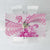 Personalised New Zealand Pink Fern Breast Cancer Tablecloth Polynesian Pattern