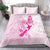 Personalised Aotearoa Breast Cancer Bedding Set New Zealand Maori Pattern