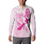 Personalised Aotearoa Breast Cancer Button Sweatshirt New Zealand Maori Pattern