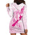 Personalised Aotearoa Breast Cancer Hoodie Dress New Zealand Maori Pattern