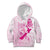 Personalised Aotearoa Breast Cancer Kid Hoodie New Zealand Maori Pattern