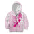 Personalised Aotearoa Breast Cancer Kid Hoodie New Zealand Maori Pattern