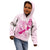 Personalised Aotearoa Breast Cancer Kid Hoodie New Zealand Maori Pattern