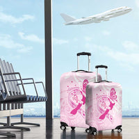 Personalised Aotearoa Breast Cancer Luggage Cover New Zealand Maori Pattern LT01 - Polynesian Pride