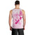 Personalised Aotearoa Breast Cancer Men Tank Top New Zealand Maori Pattern