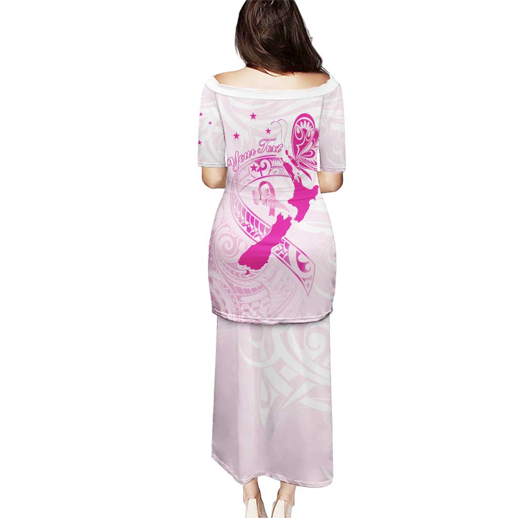 Personalised Aotearoa Breast Cancer Puletasi New Zealand Maori Pattern LT01 - Polynesian Pride