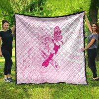 Personalised Aotearoa Breast Cancer Quilt New Zealand Maori Pattern LT01 - Polynesian Pride
