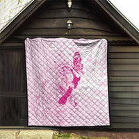 Personalised Aotearoa Breast Cancer Quilt New Zealand Maori Pattern LT01 - Polynesian Pride