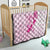 Personalised Aotearoa Breast Cancer Quilt New Zealand Maori Pattern