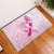 Personalised Aotearoa Breast Cancer Rubber Doormat New Zealand Maori Pattern