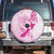 Personalised Aotearoa Breast Cancer Spare Tire Cover New Zealand Maori Pattern