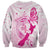 Personalised Aotearoa Breast Cancer Sweatshirt New Zealand Maori Pattern