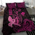 Hawaii Breast Cancer Bedding Set Girl Floral Kakau Pattern