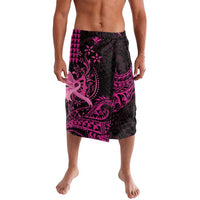 Hawaii Breast Cancer Lavalava Girl Floral Kakau Pattern LT01 Pink - Polynesian Pride