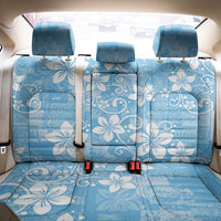 Fiji Tapa Pattern Back Car Seat Cover Plumeria Floral LT01 - Polynesian Pride